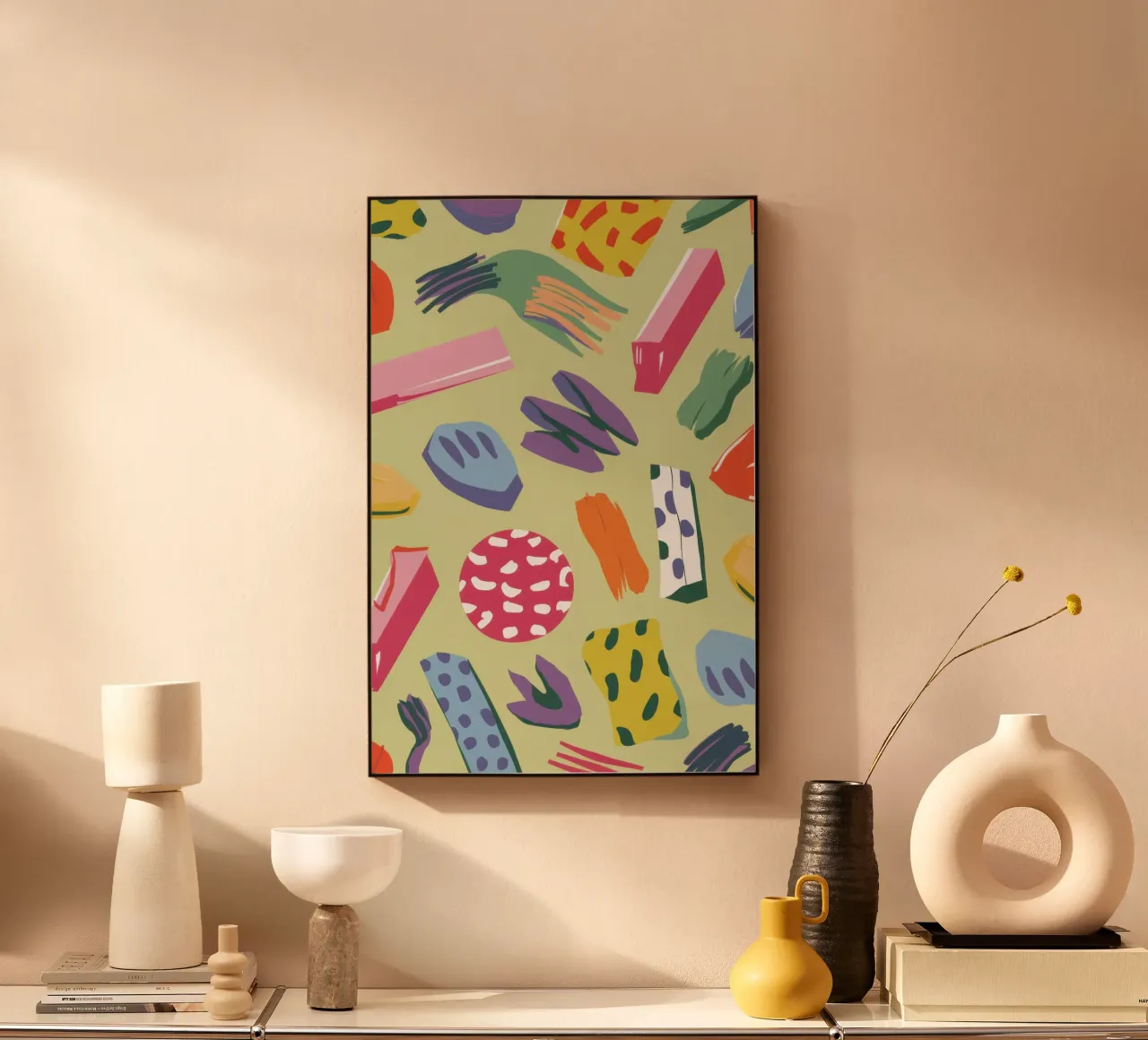 Caos creativo a colpi di pennello pannello forex da Thistle Bloom
