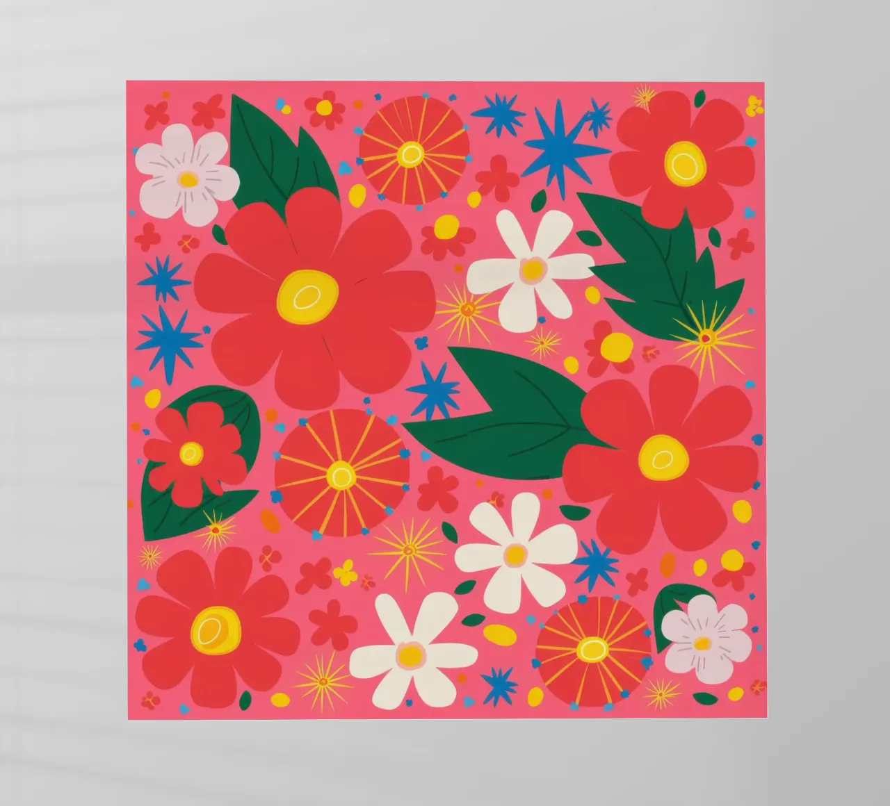 Pop Art Petal Power pellicola backlit da Trace Brush