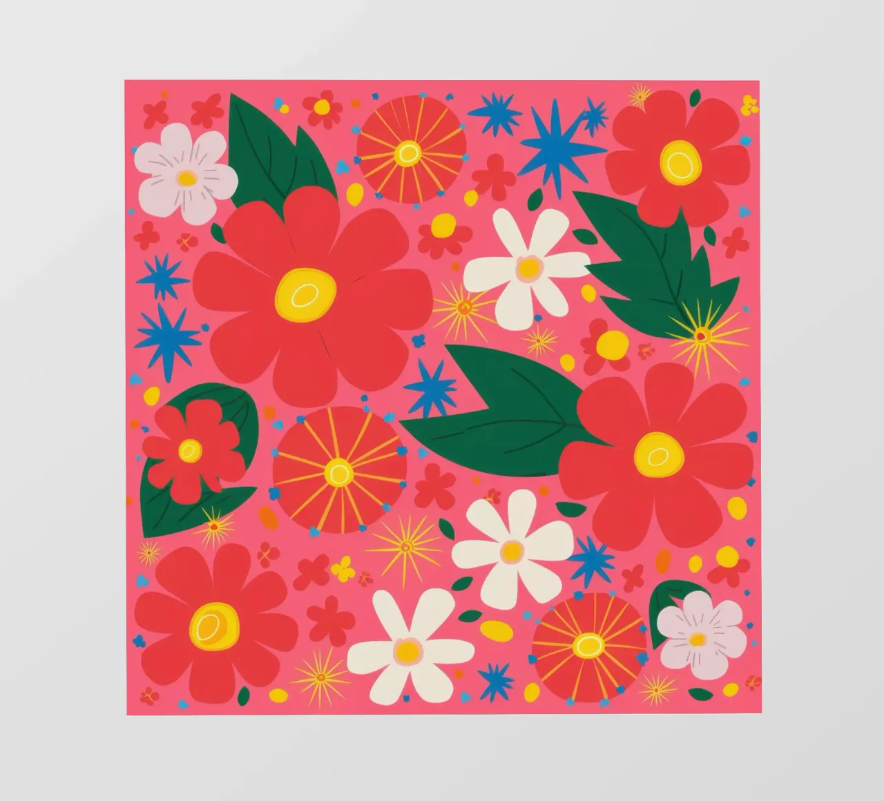 Pop Art Petal Power pellicola backlit da Trace Brush