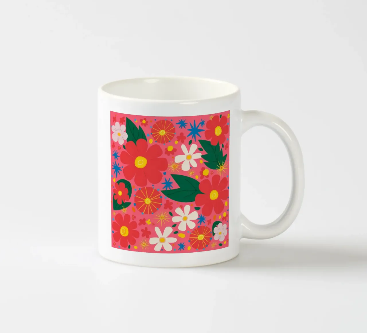 Pop Art Petal Power tazza in ceramica da Trace Brush