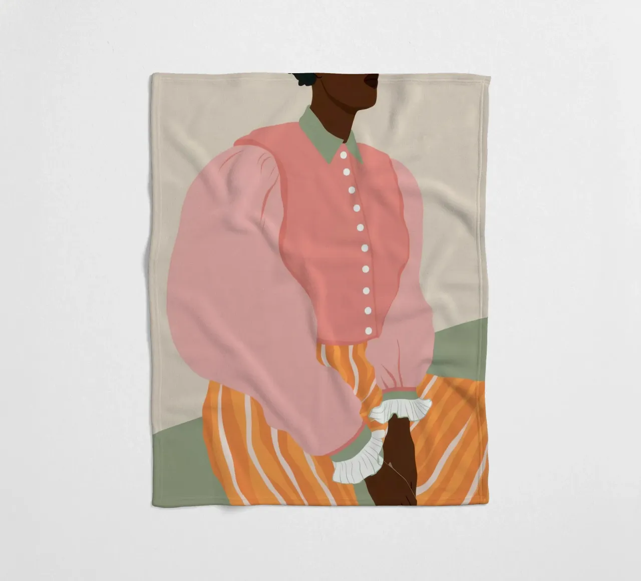 Un tenero abbraccio coperta in pile da Thistle Bloom