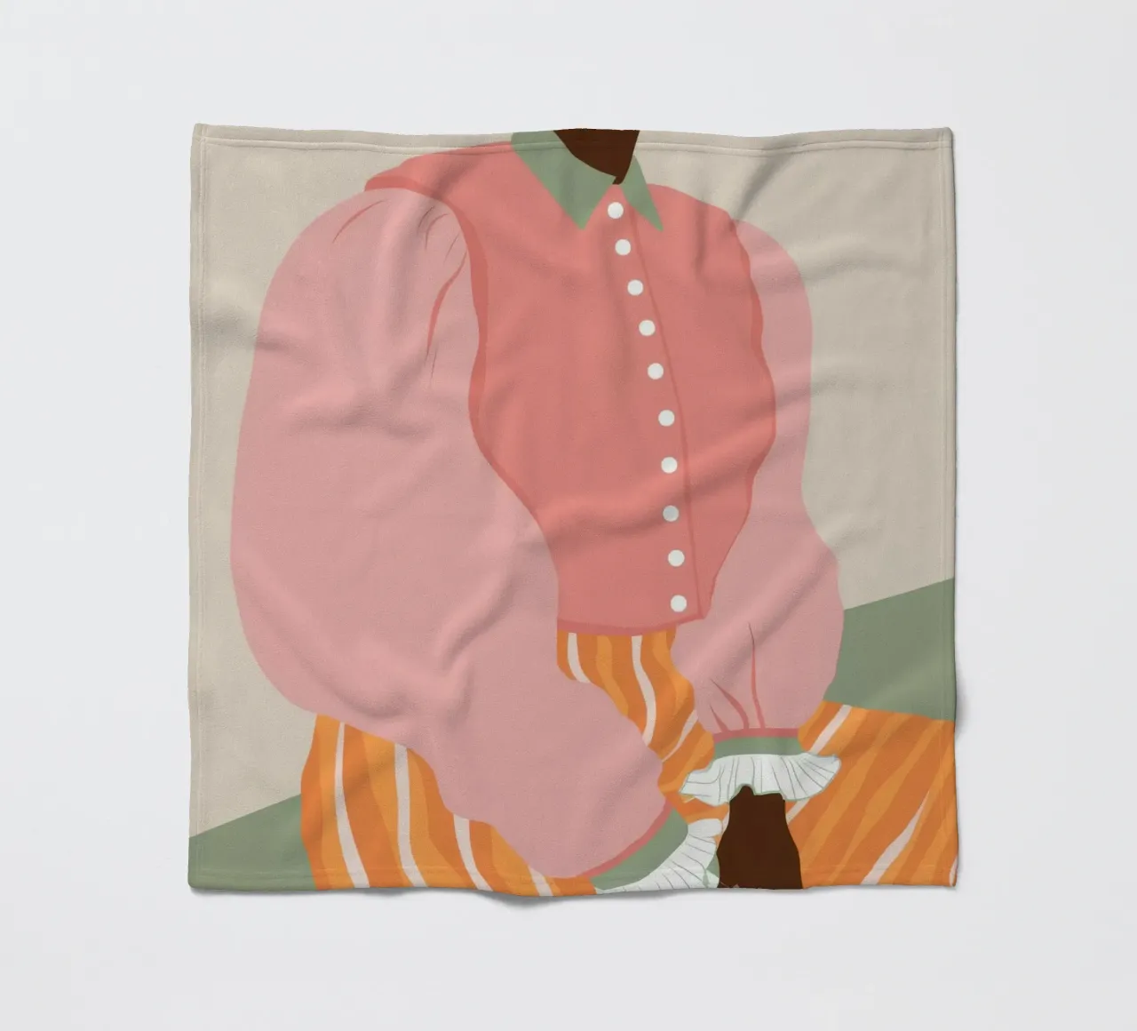 Un tenero abbraccio coperta in pile da Thistle Bloom