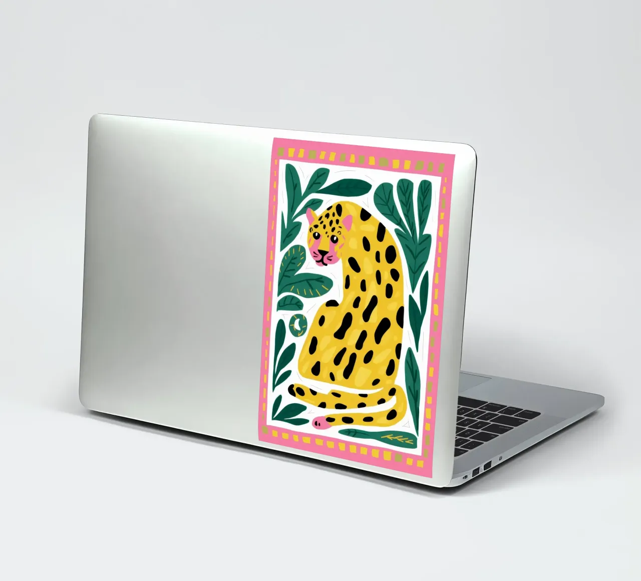 Fleckenleopard-Dschungel Sticker von Mark Solaria