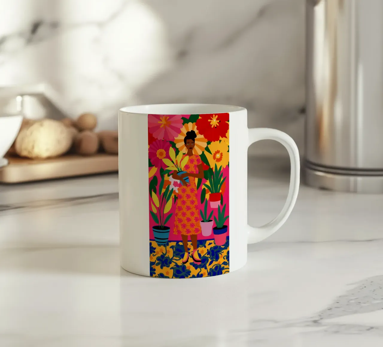 La passione dei ballerini di salsa tazza in ceramica da Trace Brush