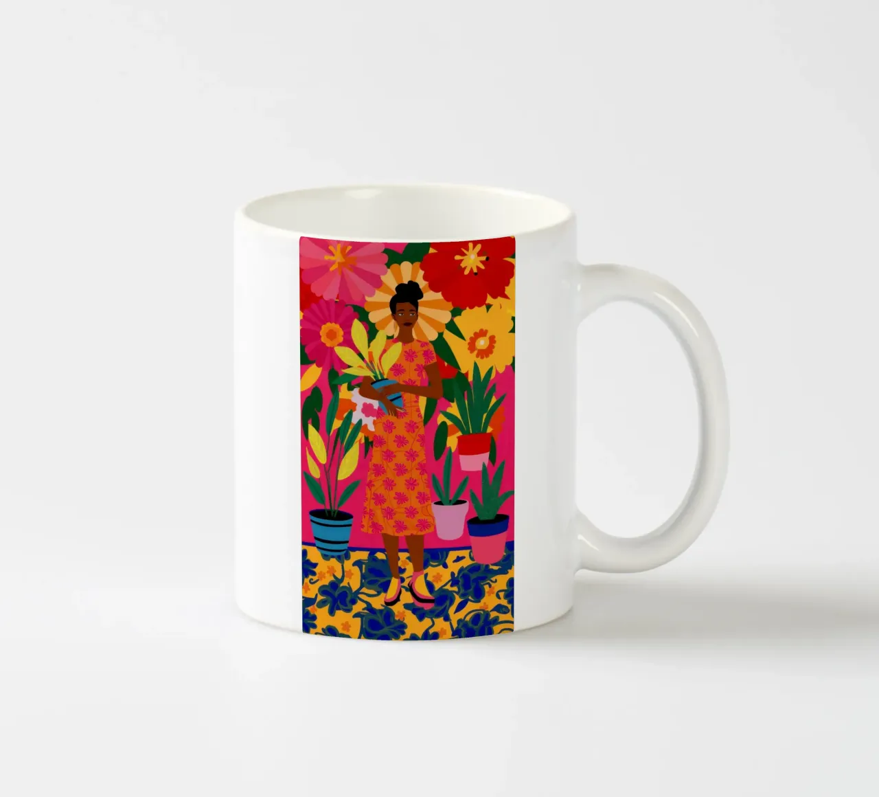 La passione dei ballerini di salsa tazza in ceramica da Trace Brush
