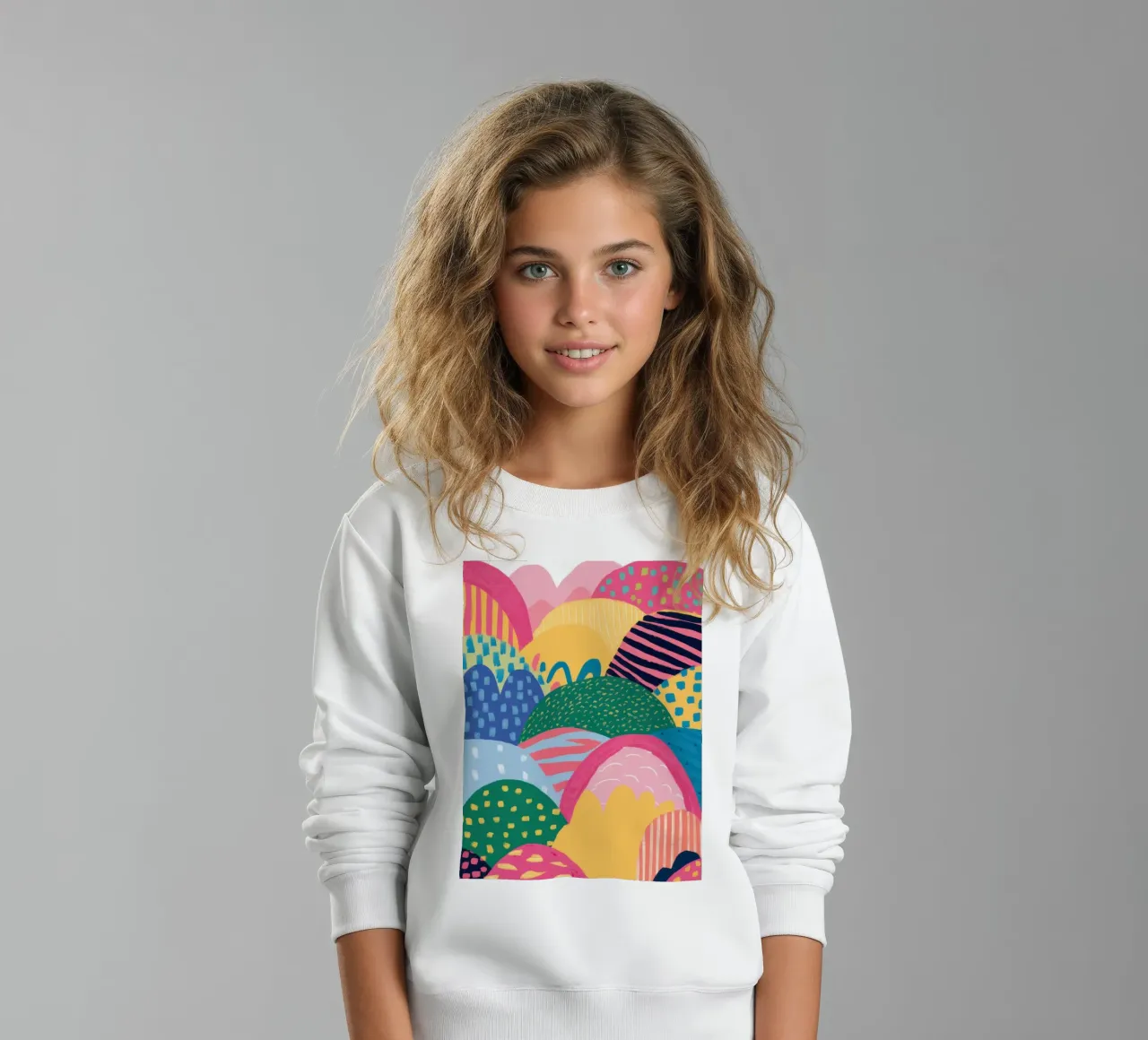 Colline caleidoscopiche felpa bambino da Selene Shade