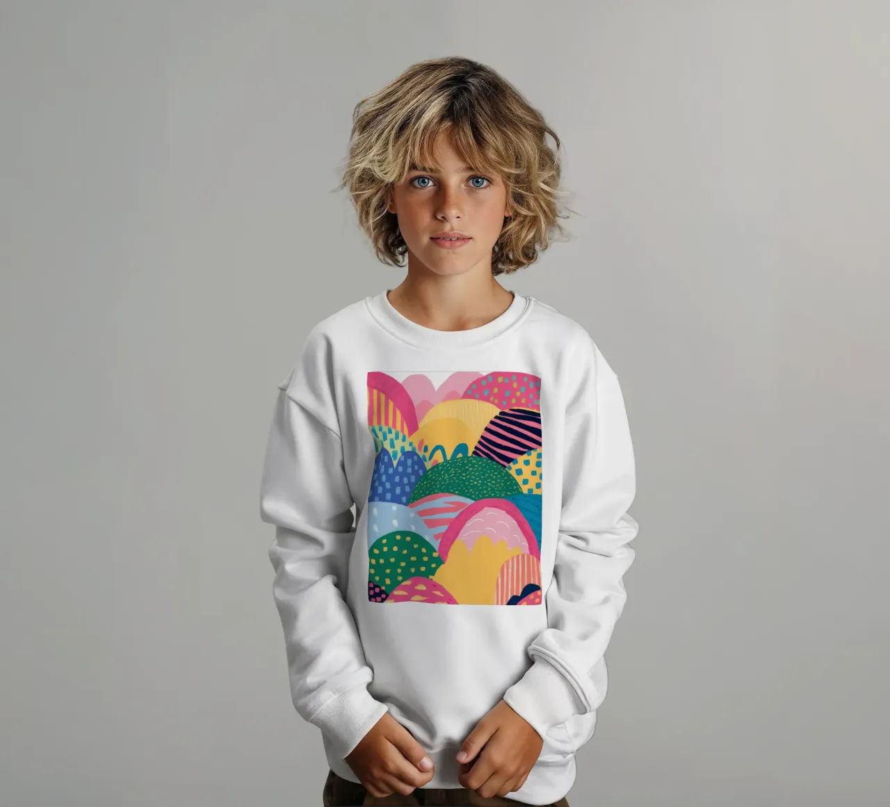 Colline caleidoscopiche felpa bambino da Selene Shade