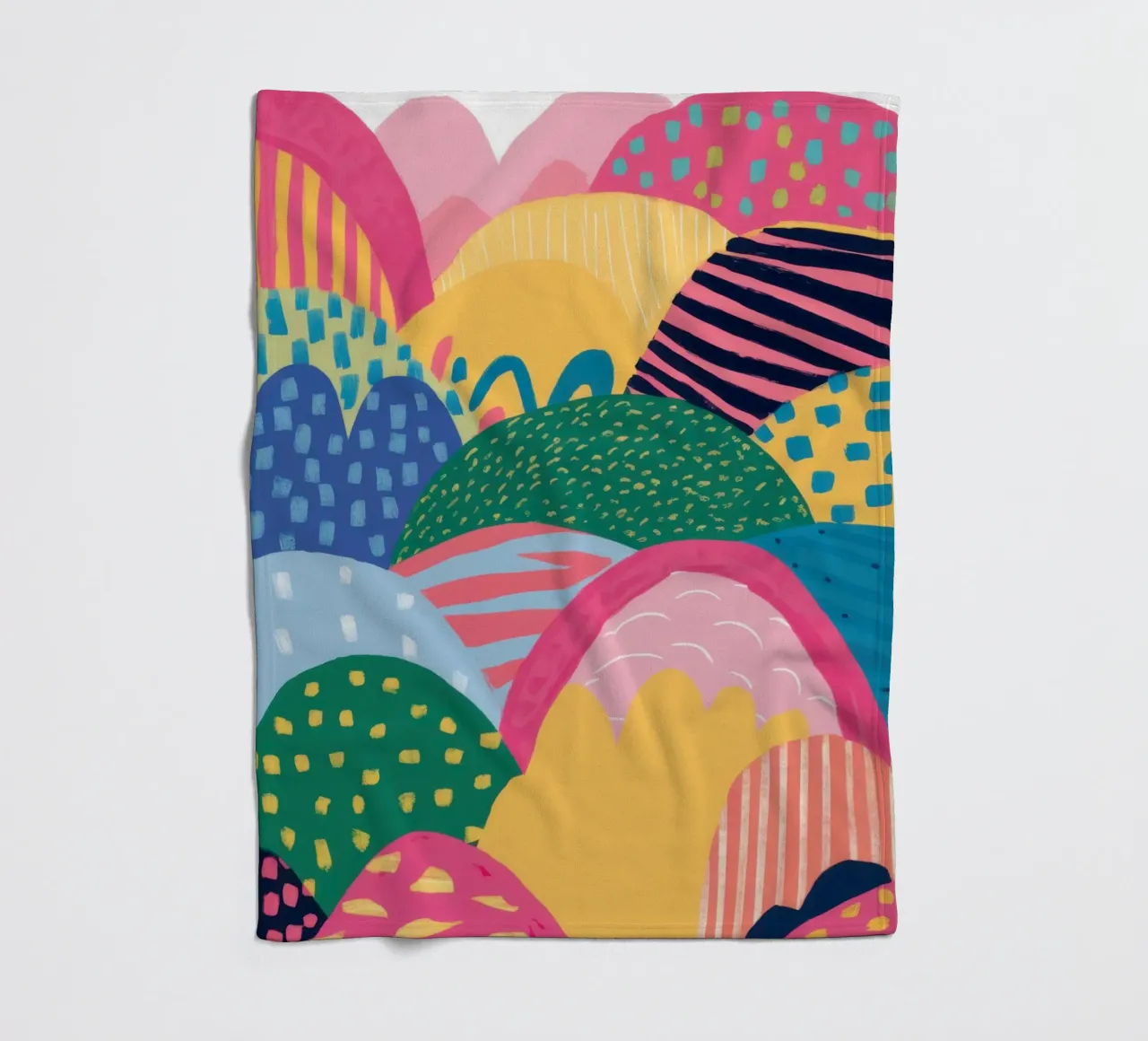 Colline caleidoscopiche coperta in pile da Selene Shade