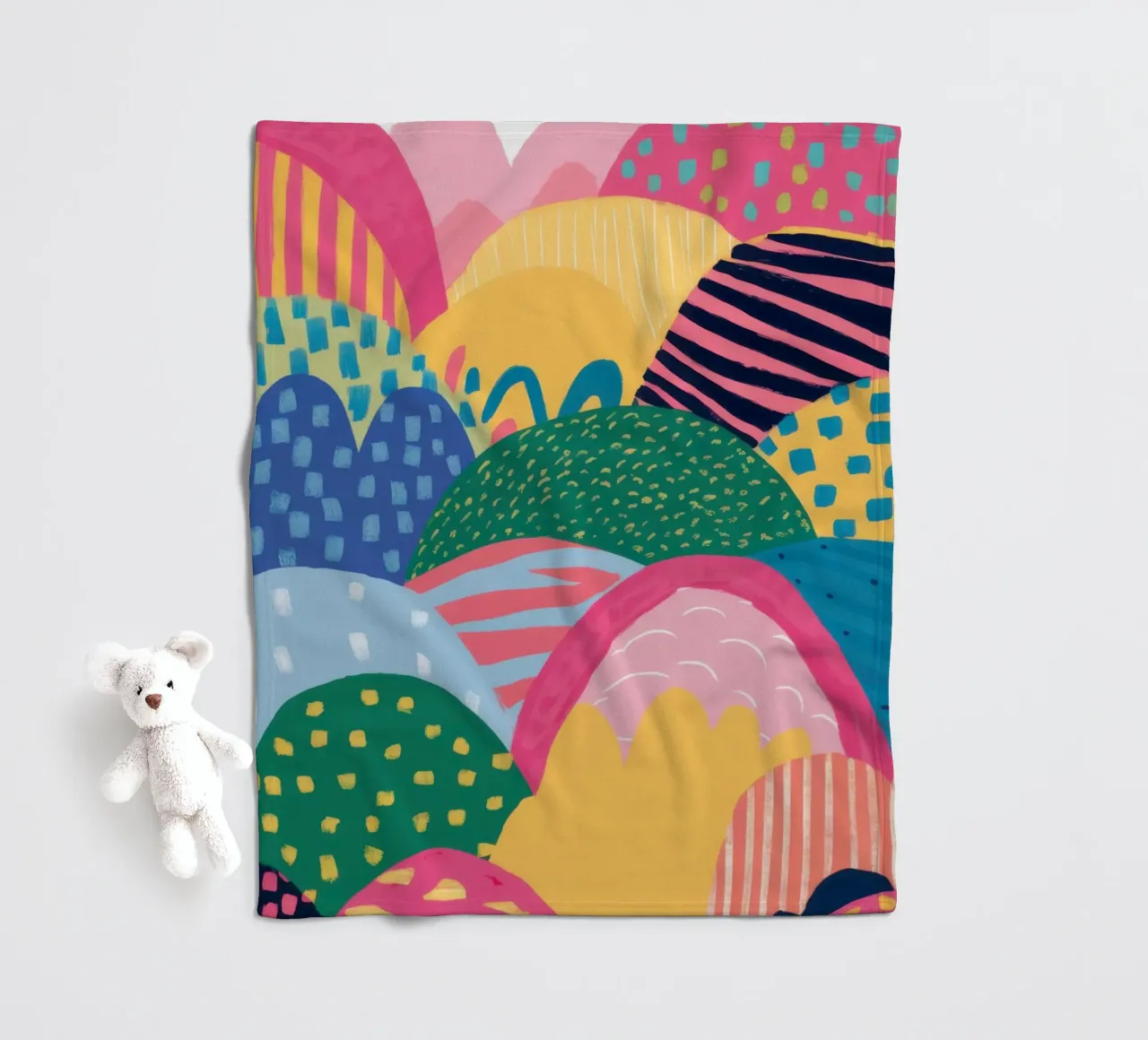 Colline caleidoscopiche coperta in pile da Selene Shade