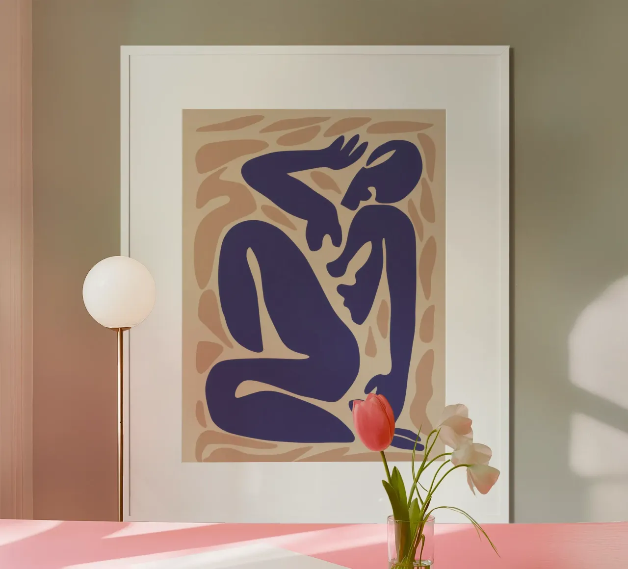 Reposo del cuerpo Azure hahnemühle de Gaia Viesta