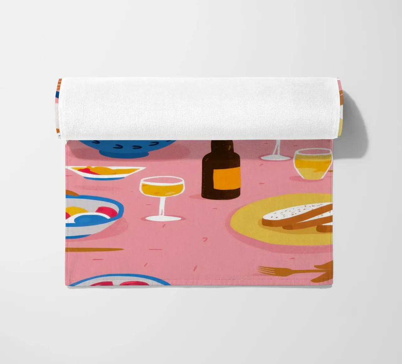 Cena abbondante telo mare da Trace Brush