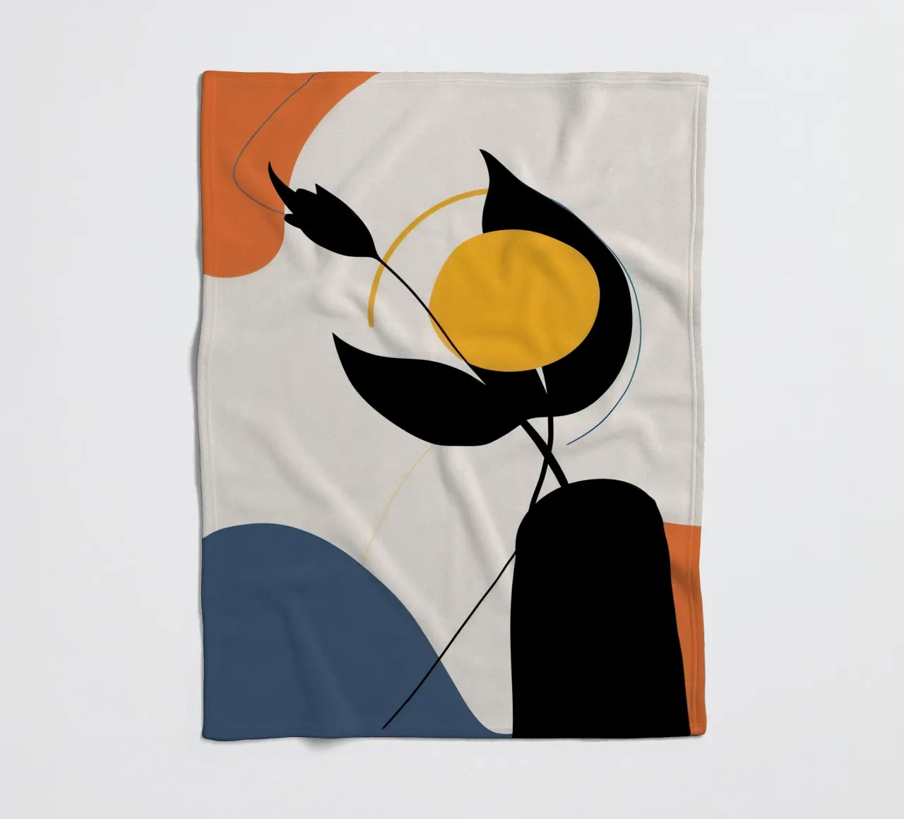 Sole di Mezzanotte Botanica coperta in pile da Selene Shade