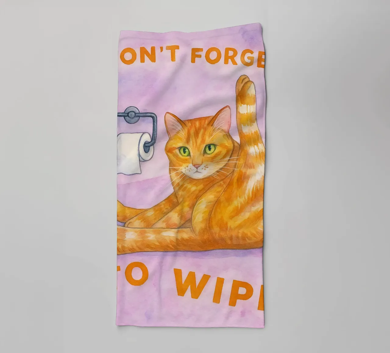 dont forget to wipe cat art drawing towel by pasadenan