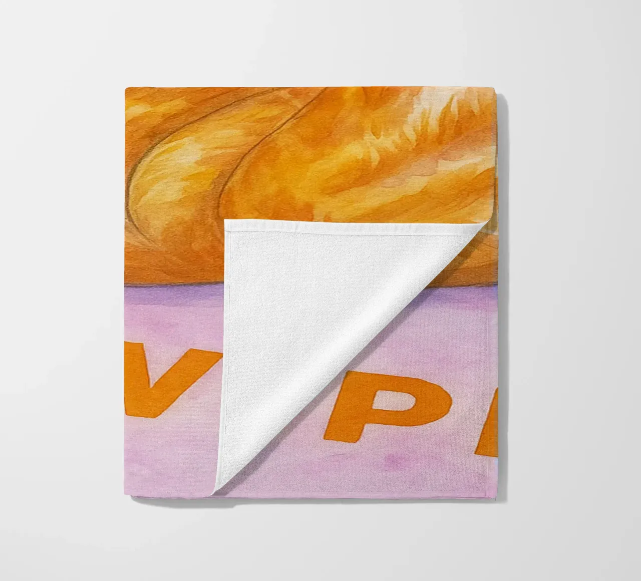 dont forget to wipe cat art drawing beach towel by pasadenan