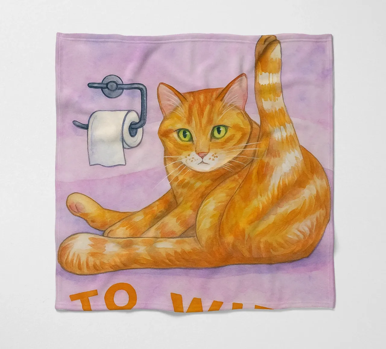 dont forget to wipe cat art drawing fleece blanket by pasadenan
