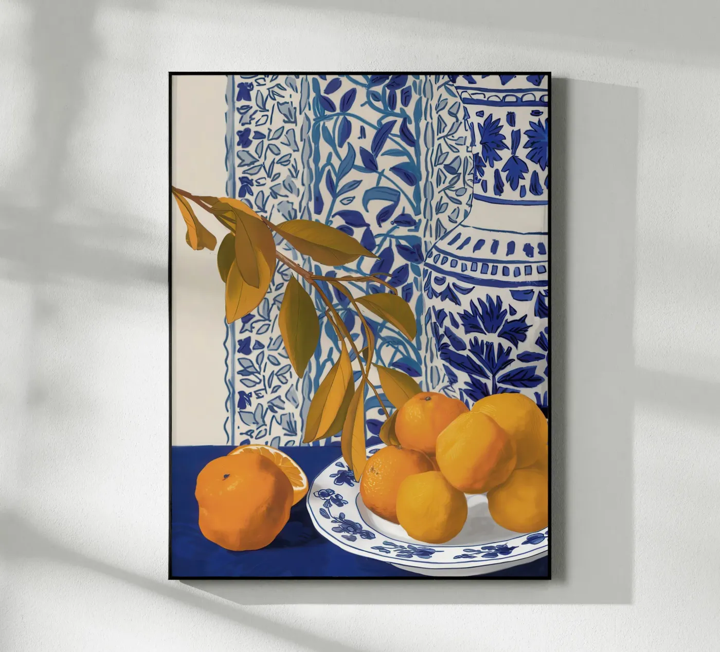 Arance blu di Delft plexiglass da Gaia Viesta