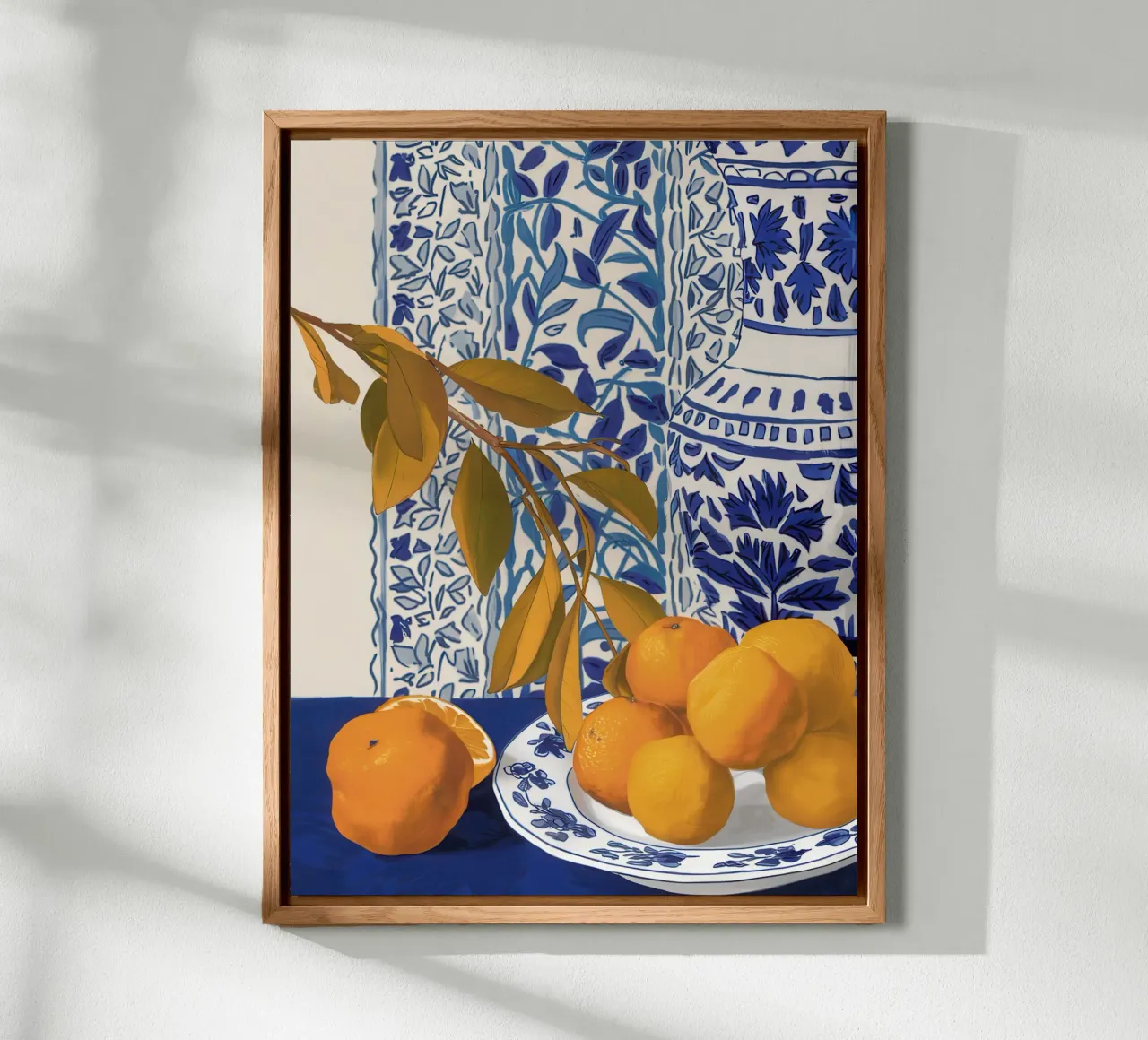 Arance blu di Delft alluminio dibond da Gaia Viesta
