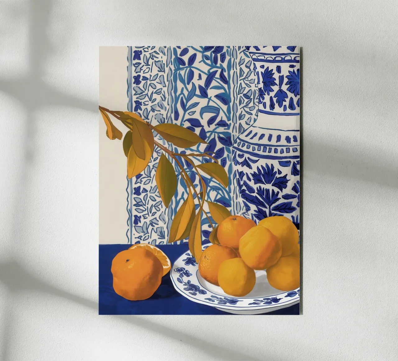 Arance blu di Delft alluminio dibond da Gaia Viesta