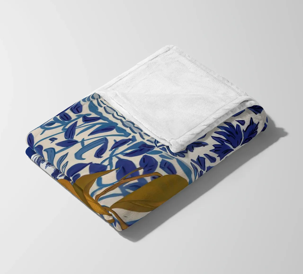 Arance blu di Delft coperta in pile da Gaia Viesta
