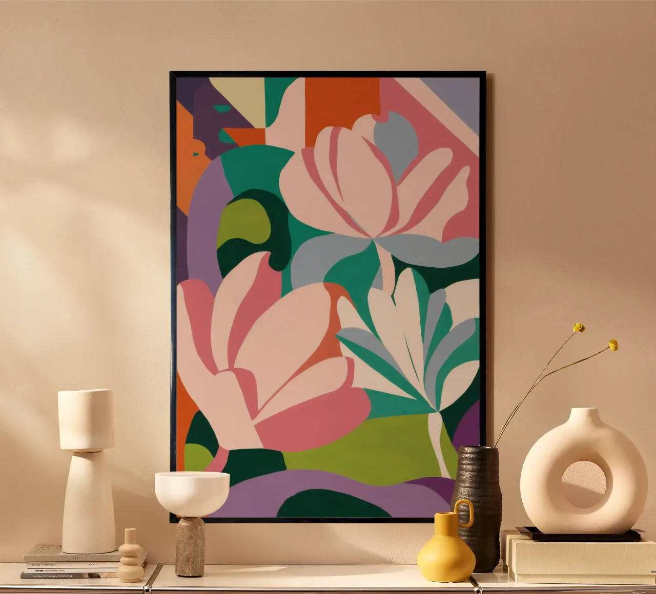 Giglio grazioso astratto poster da Thistle Bloom