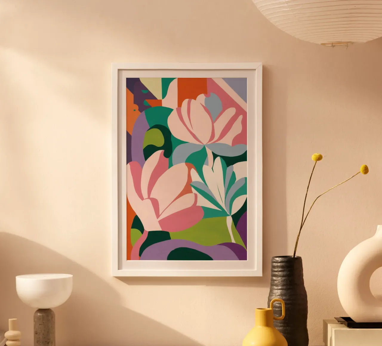 Giglio grazioso astratto poster da Thistle Bloom