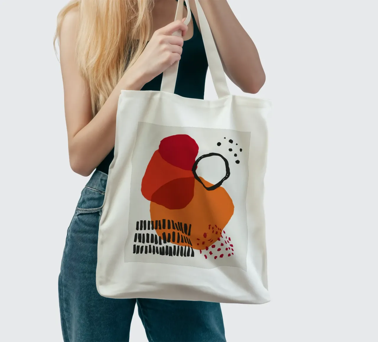 Composición de Primal Forms tote bag de Luna Aura