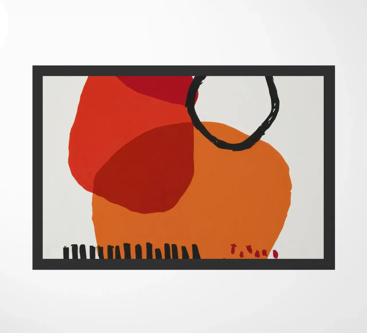 Primal Forms Composition doormat by Luna Aura