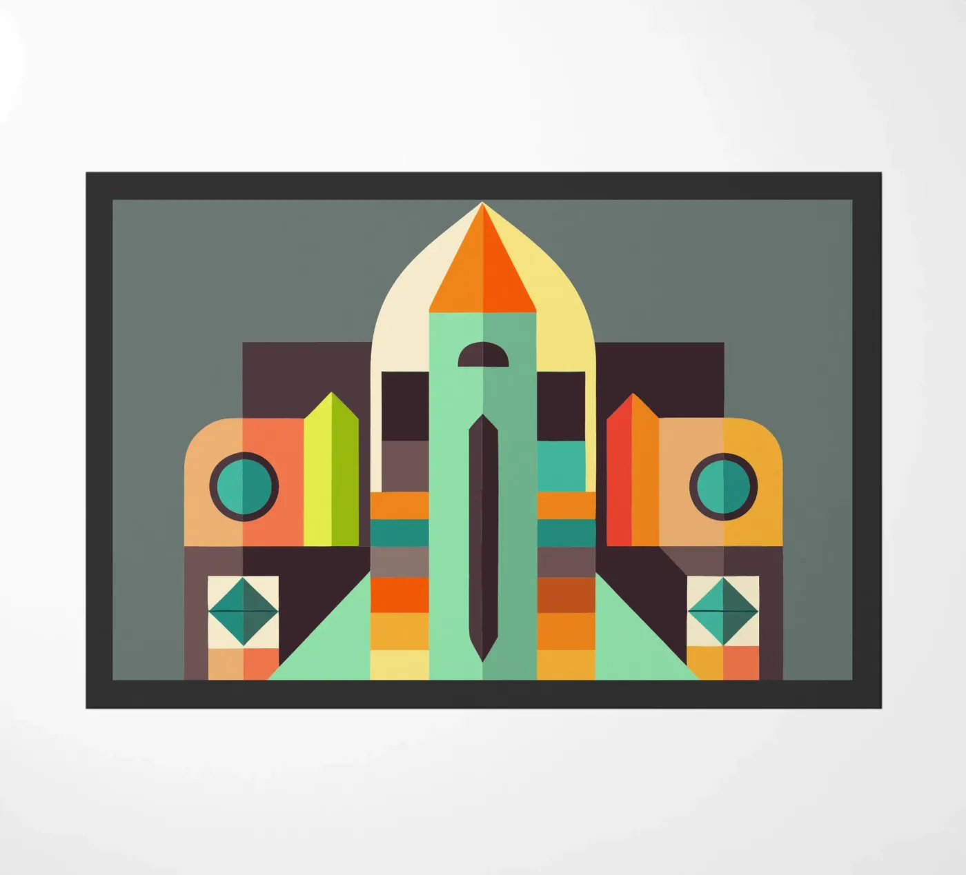 aeroplane vector illustration doormat by Shillas