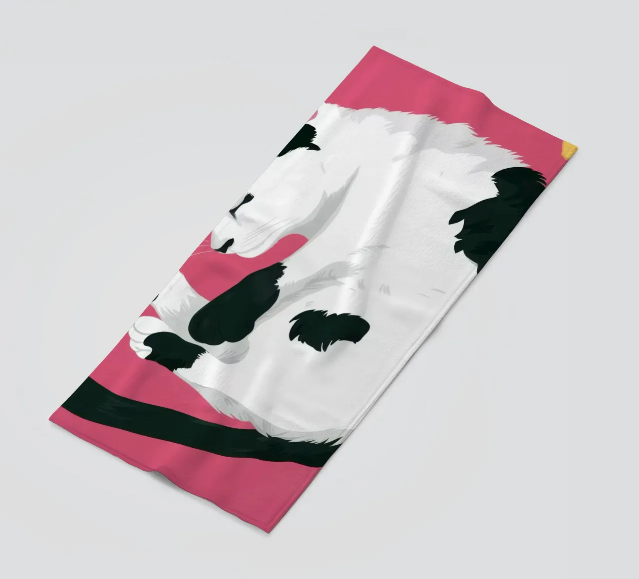 Sonnellino del gatto contento telo mare da Trace Brush