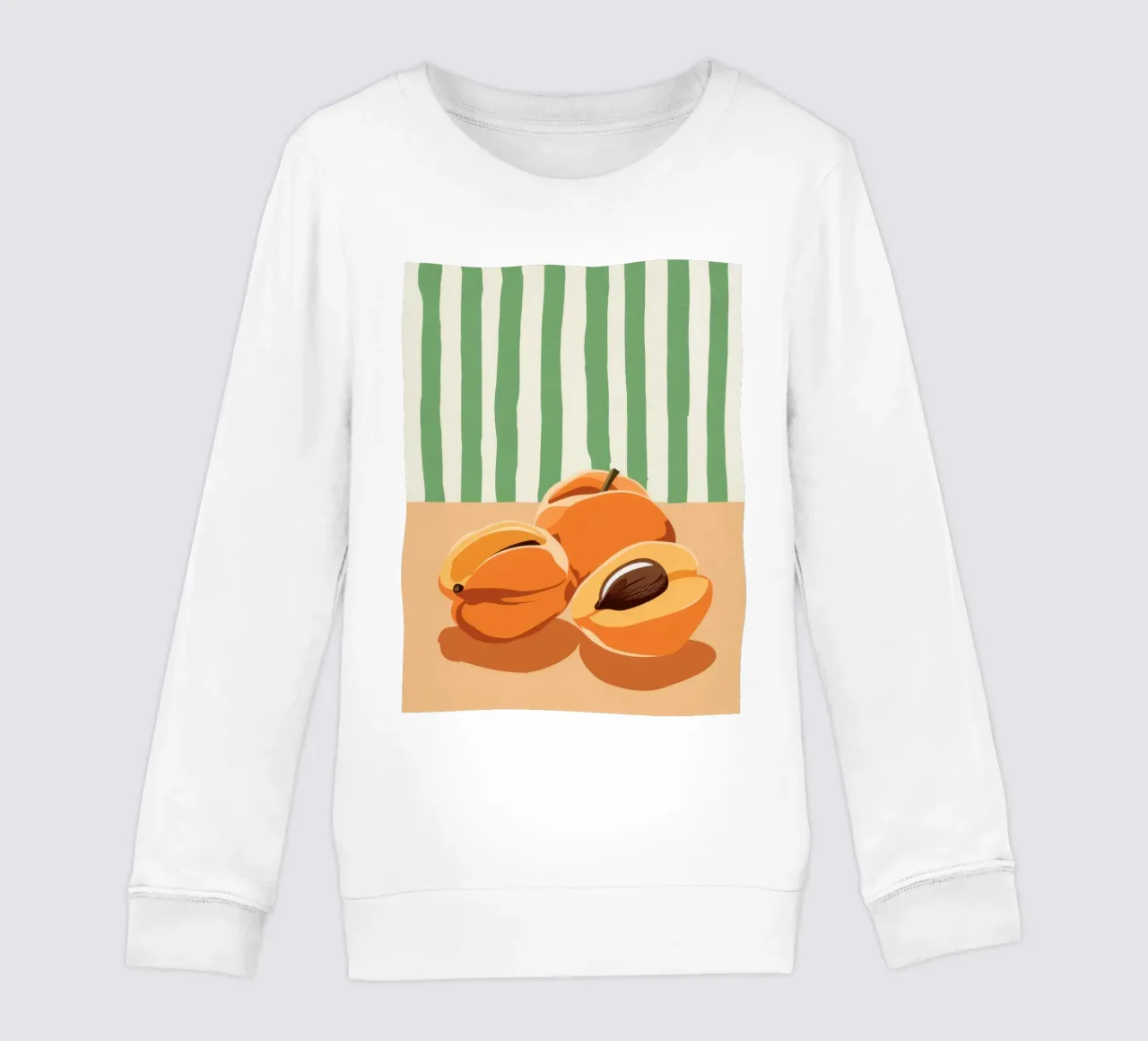 Tranches d'abricots Simplicité sweat enfant de Irish Strokes
