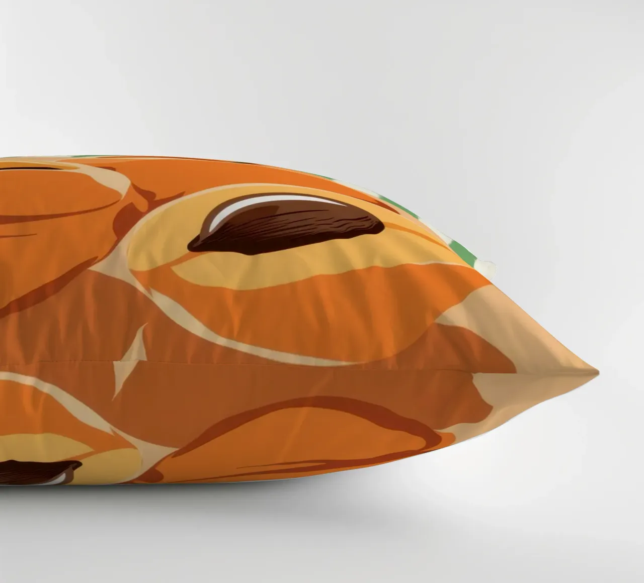 Tranches d'abricots Simplicité coussin de Irish Strokes