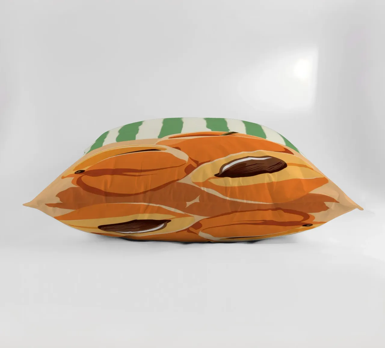 Tranches d'abricots Simplicité coussin de Irish Strokes