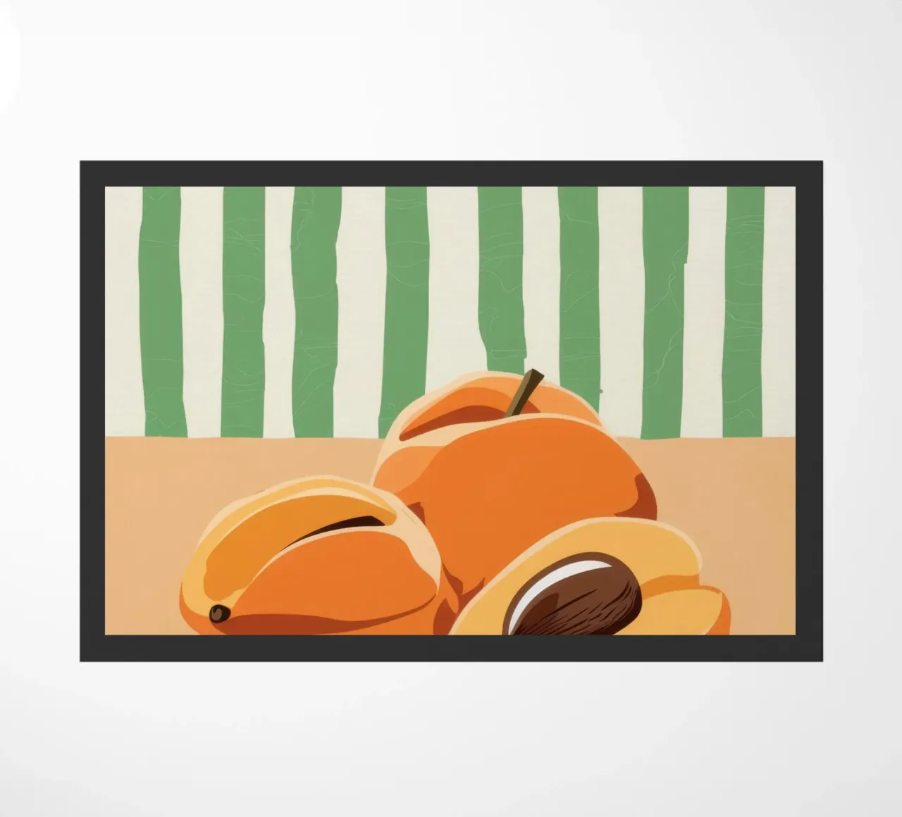 Tranches d'abricots Simplicité paillasson de Irish Strokes