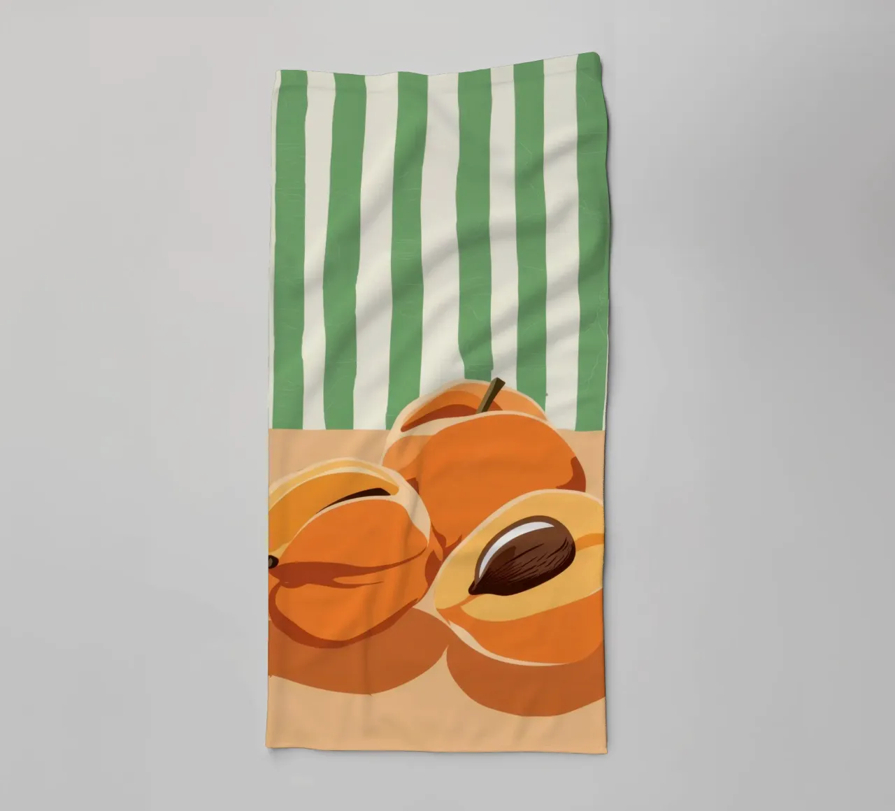 Tranches d'abricots Simplicité serviette de bain de Irish Strokes