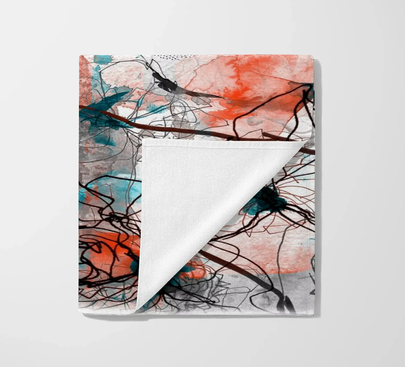 turquoise strandhanddoek van Giulio Iurissevich