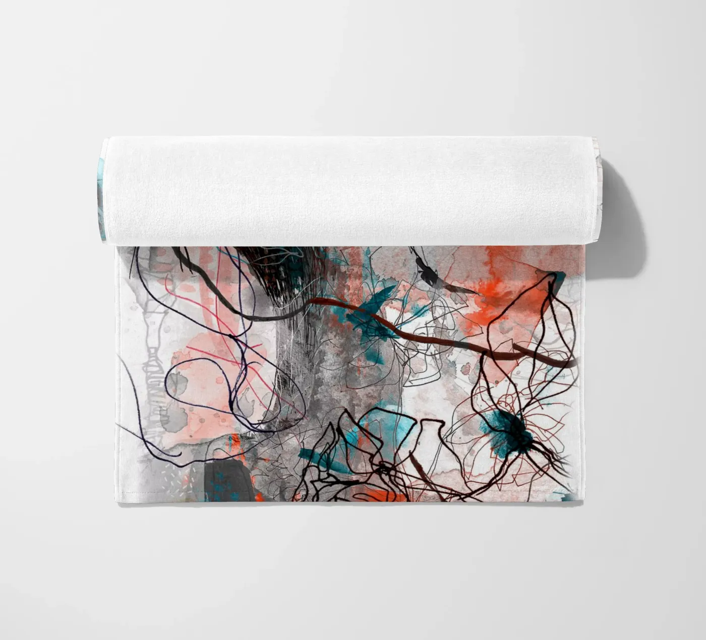 turquoise strandhanddoek van Giulio Iurissevich