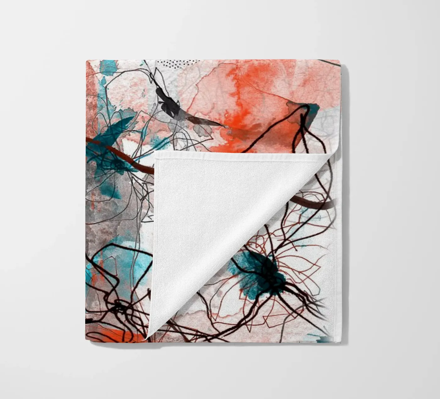 turquoise strandhanddoek van Giulio Iurissevich