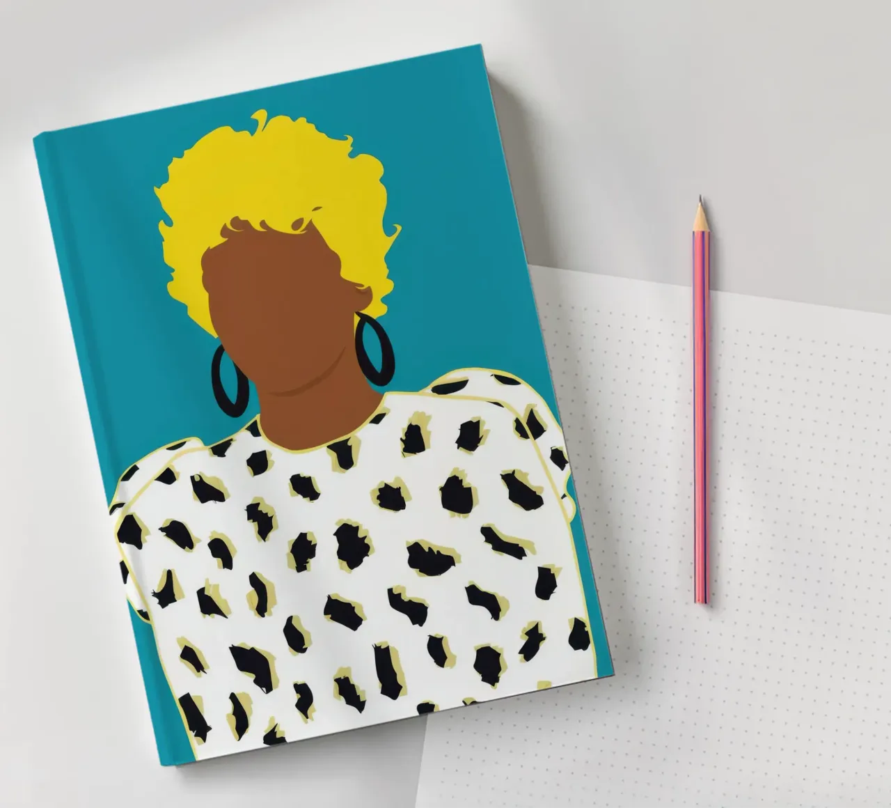 Fierce Dalmatian Print notebook by Irish Strokes
