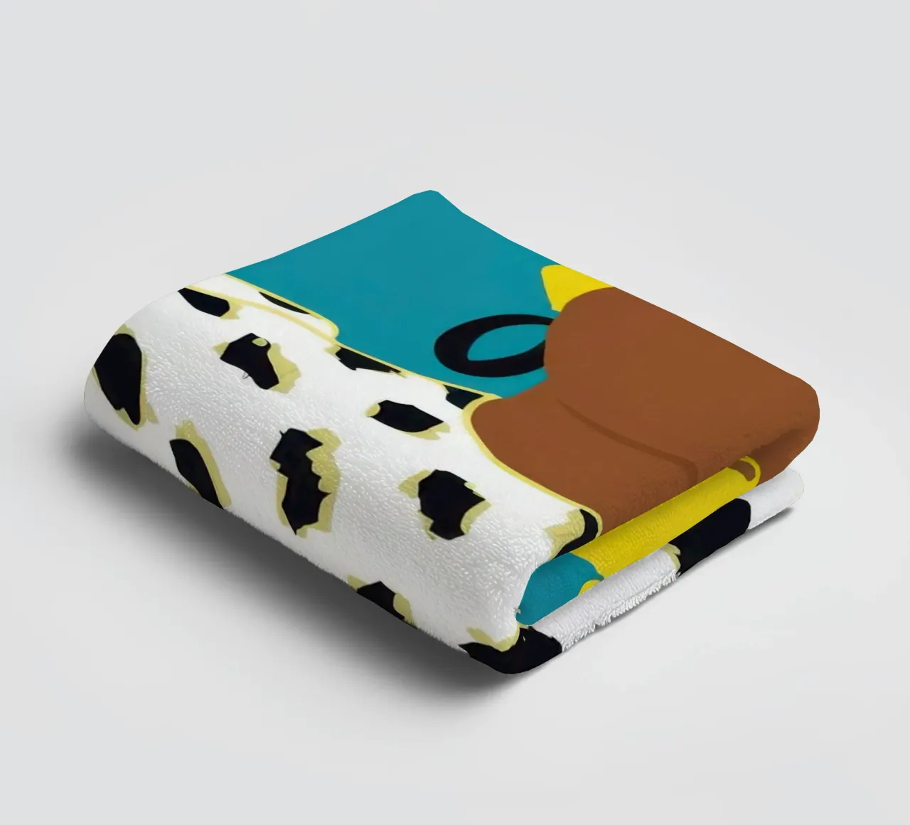 Fierce Dalmatian Print towel by Irish Strokes