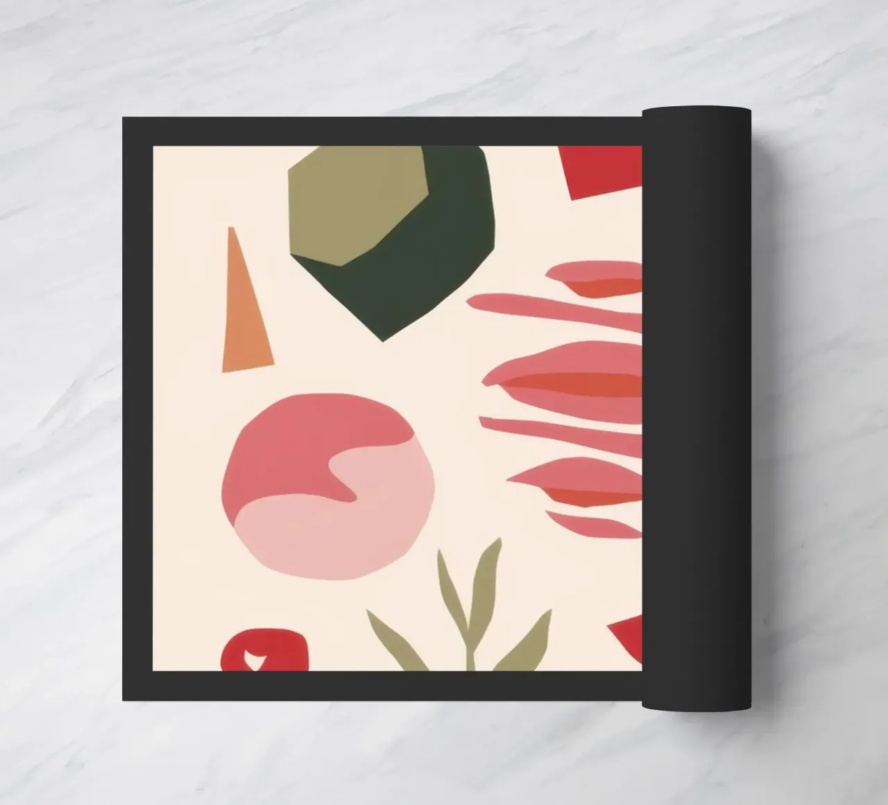 Deconstructed Earthly Forms doormat by Selene Shade