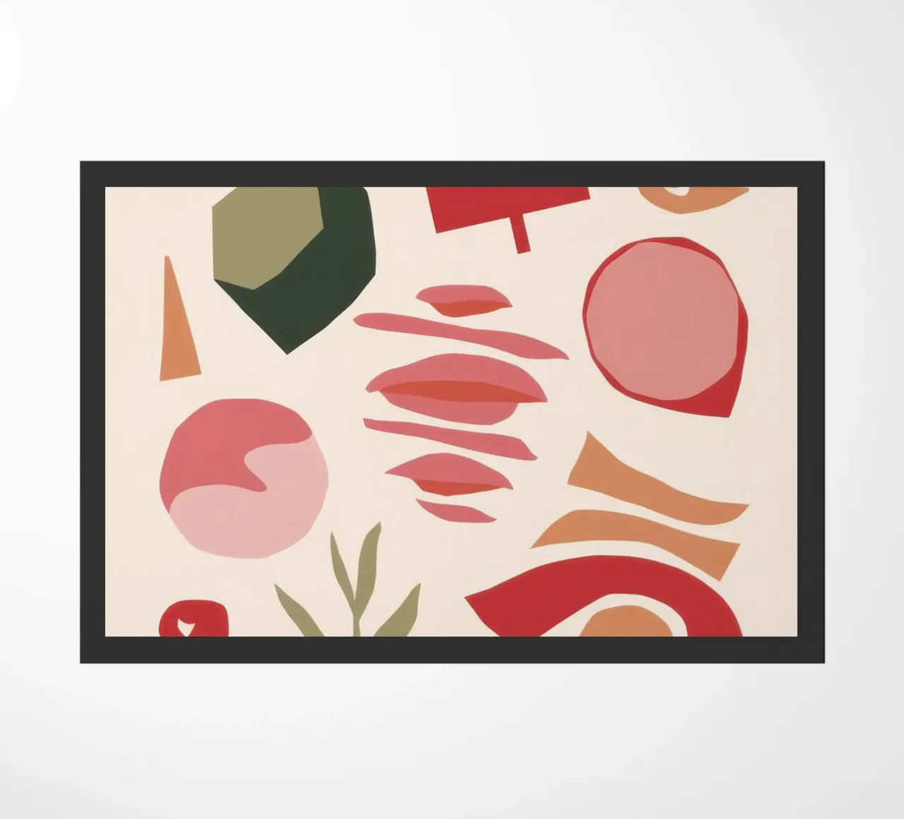 Deconstructed Earthly Forms doormat by Selene Shade