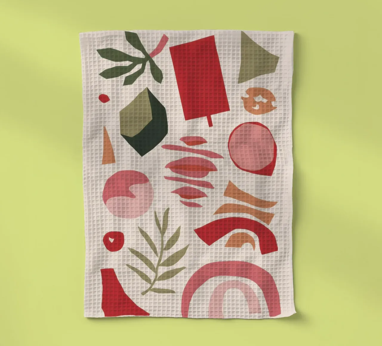 Deconstructed Earthly Forms tea towel by Selene Shade