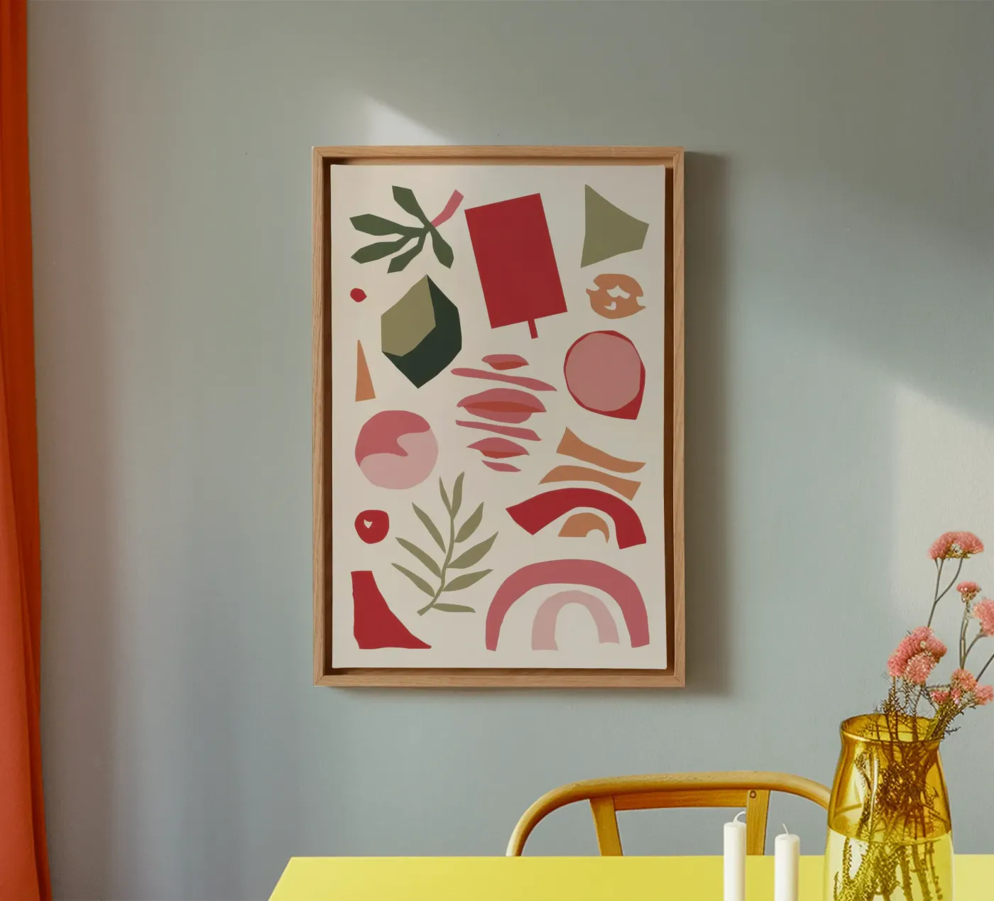 Deconstructed Earthly Forms canvas by Selene Shade