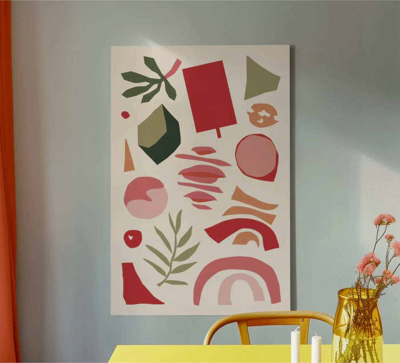 Deconstructed Earthly Forms canvas by Selene Shade