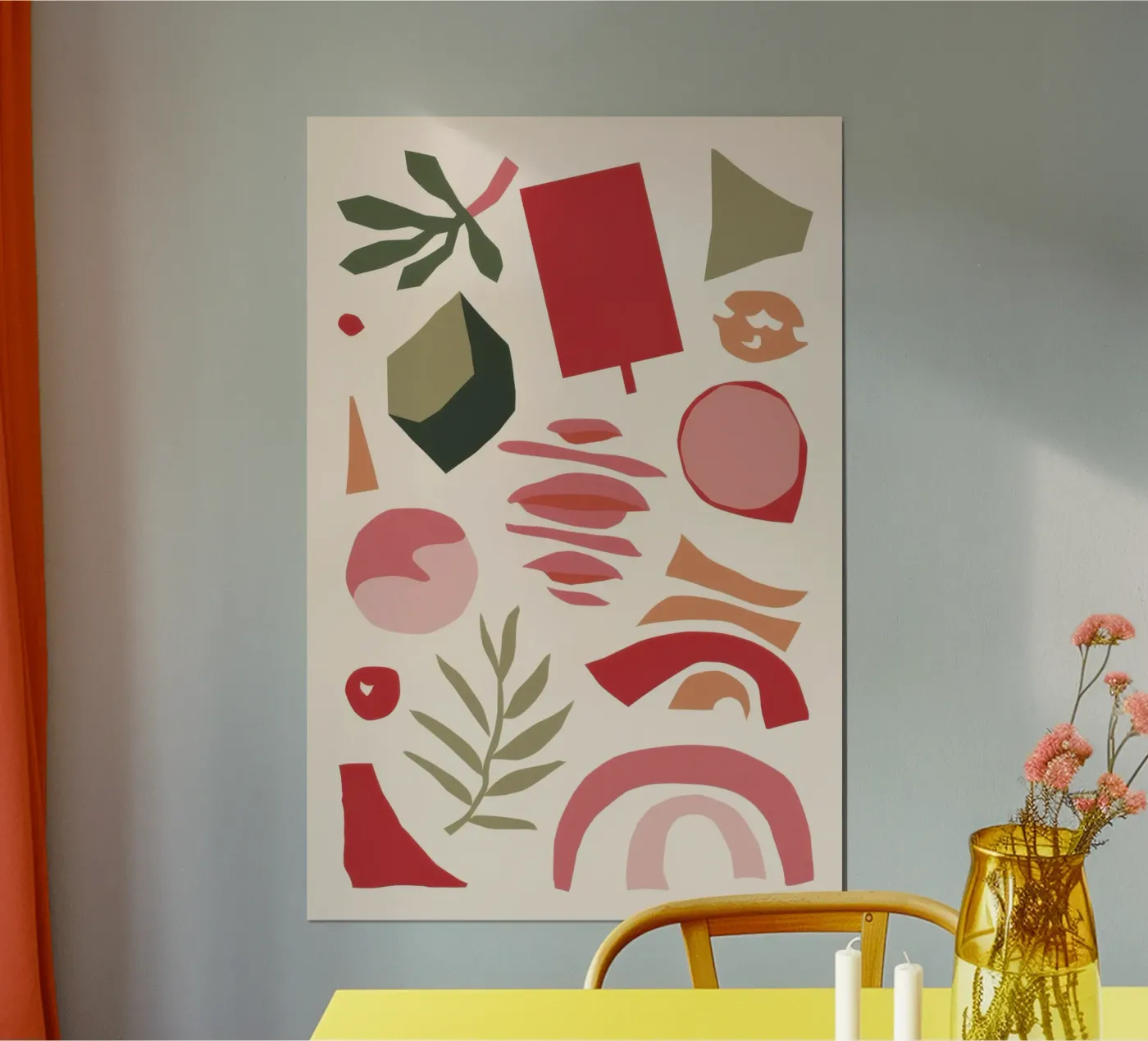 Deconstructed Earthly Forms poster van Selene Shade