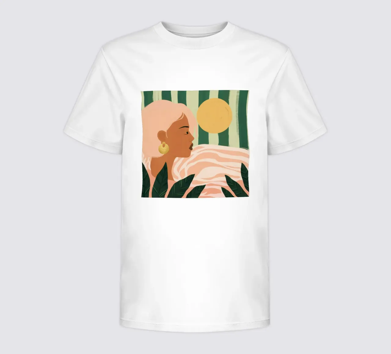 Due donne di profilo t-shirt bambini da Thistle Bloom