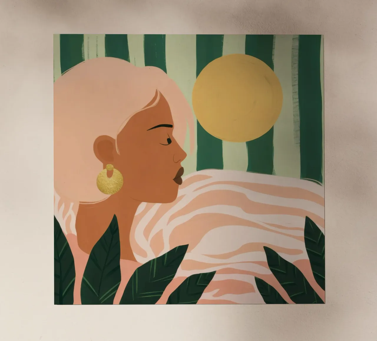 Due donne di profilo pellicola backlit da Thistle Bloom