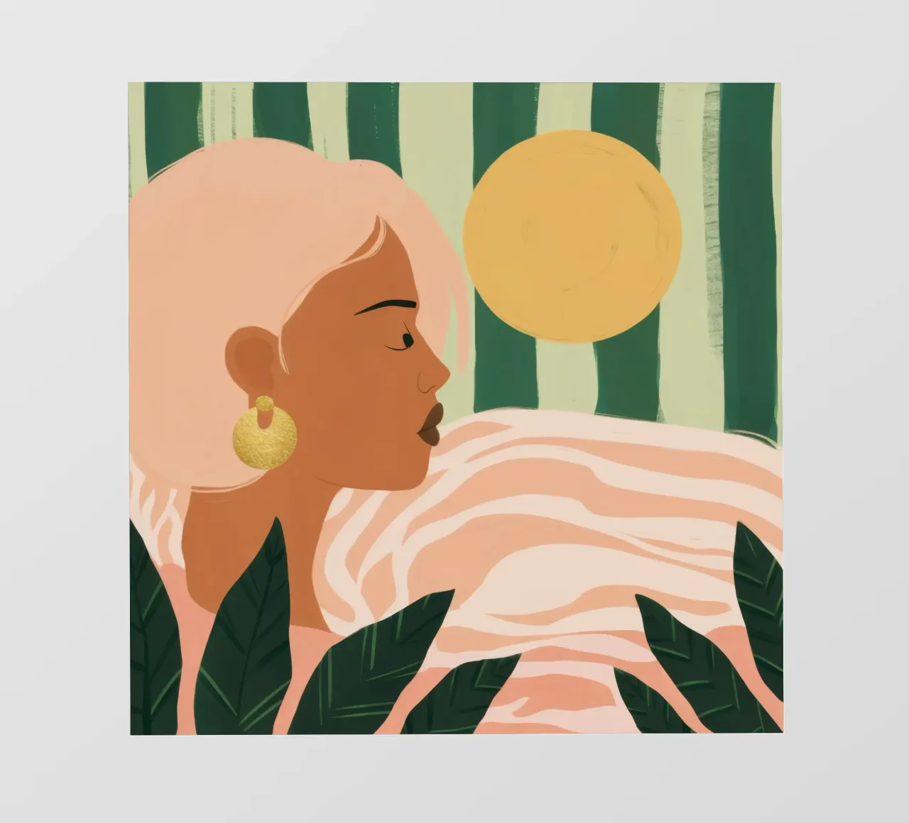 Due donne di profilo pellicola backlit da Thistle Bloom