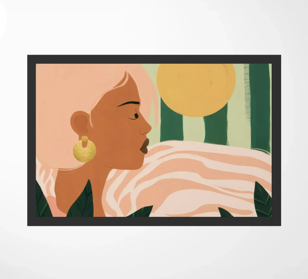 Due donne di profilo zerbino da Thistle Bloom