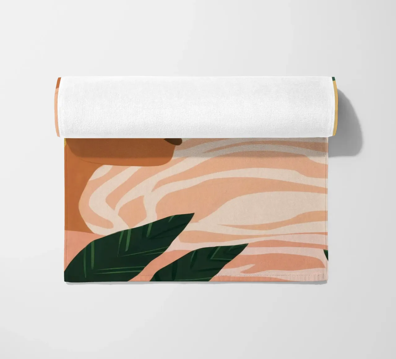 Due donne di profilo telo mare da Thistle Bloom